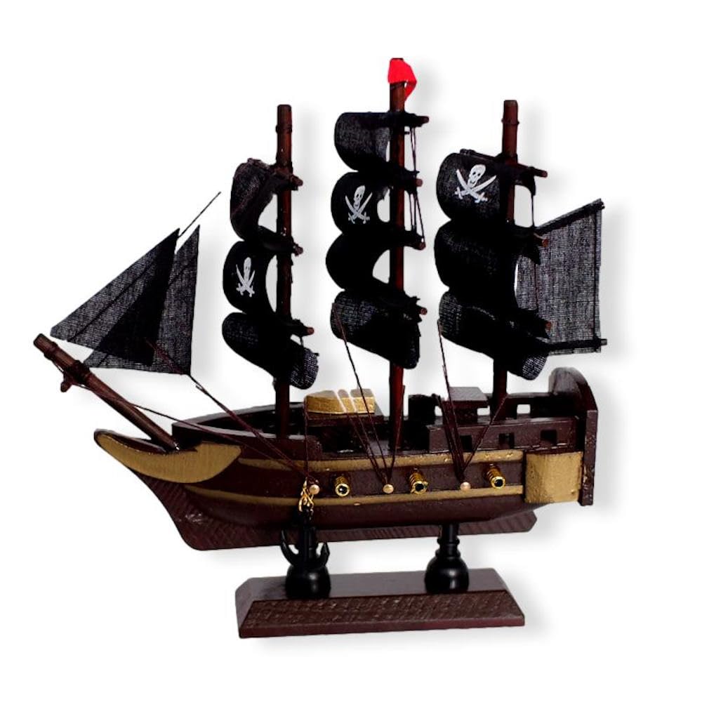 Amazon.co.jp: The Bridge Collection 6インチ 海賊船 - 茶色の海賊船